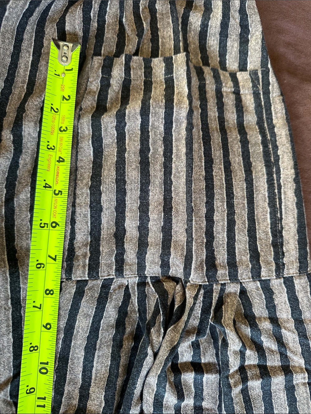 Free People style wide leg Pants. Huge side pockets. Elastic waist Black & Tan 🖤 - Picture 13 of 16